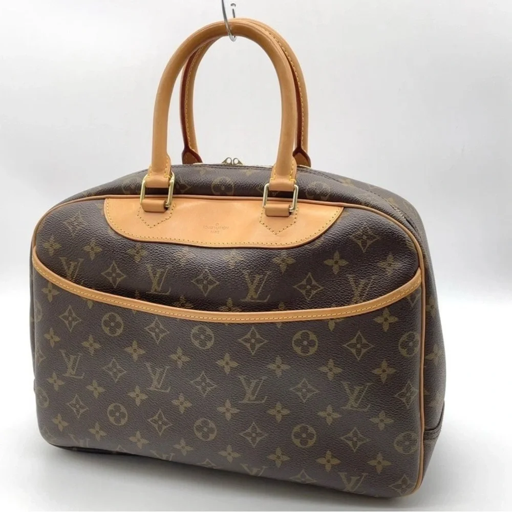 Auth Louis Vuitton Monogram Deauville Handbag W/DBag